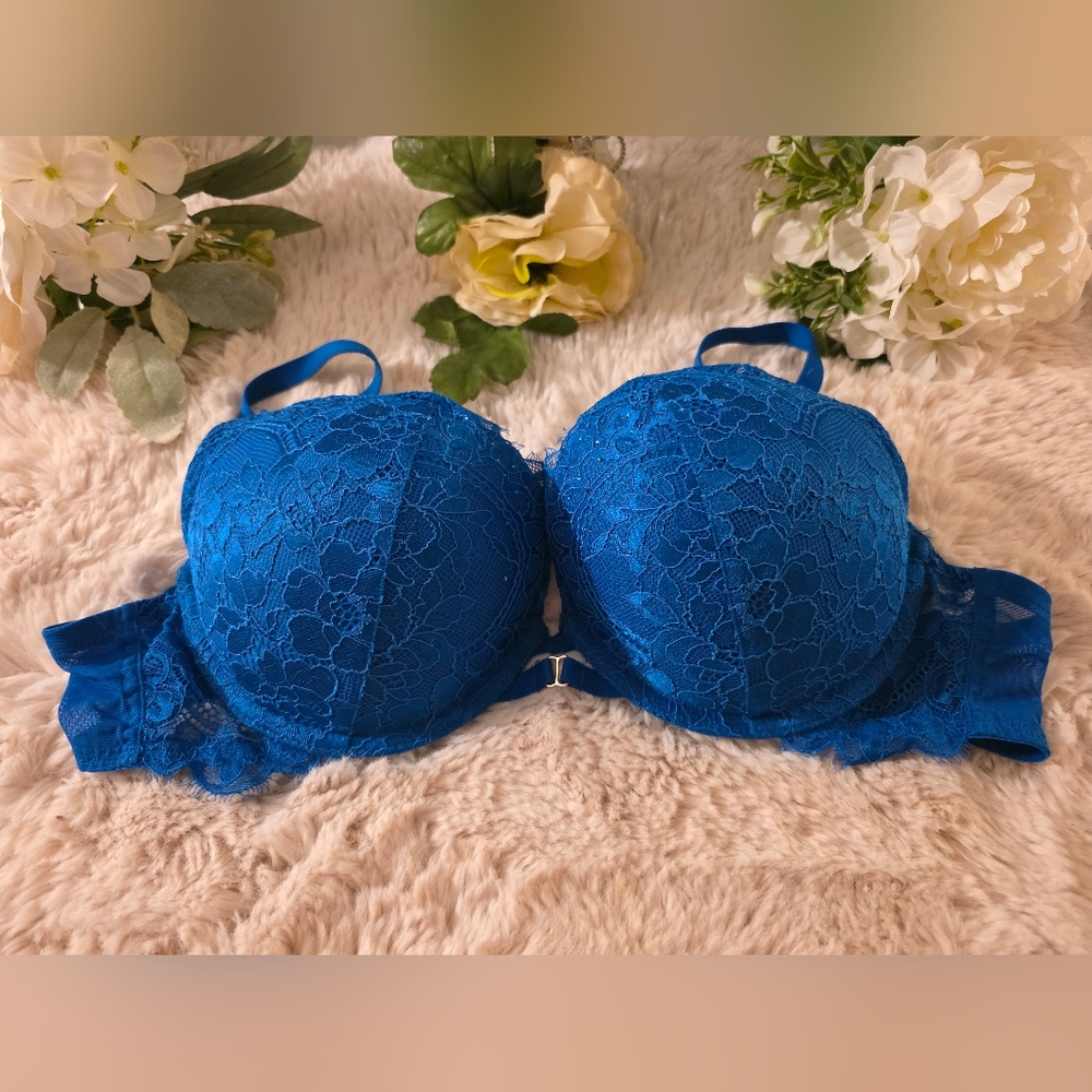 La SENZA Royal Blue Lace Bra